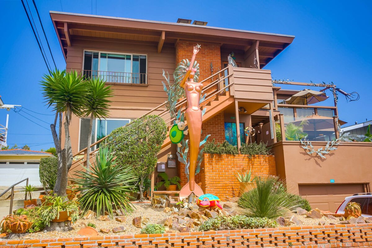 The exterior of Above the Beach