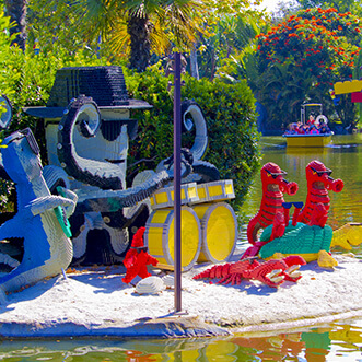 beautiful scene legoland park in san diego, California